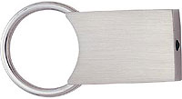 Silver Key Ring with Twist Top