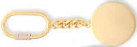 Gold Screw-Type Key Ring
