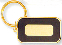 Black and Gold Key Ring